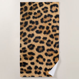 Serviette De Plage Empreinte de léopard