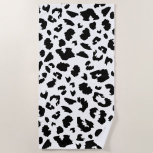 Serviette De Plage empreinte de léopard personnalisable