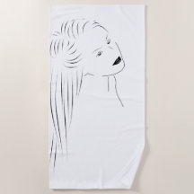 Enchanter Black Line Art Femme Visuel