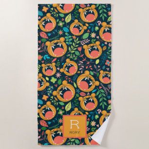 Serviette De Plage Entendez-moi Roar Tiger Jungle Personnalisé