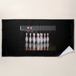 Serviette De Plage Épingle de Bowling
