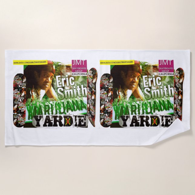 Serviette De Plage ERIC SMITH. Beach Towel (Devant)