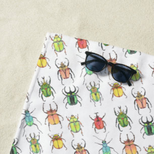 Serviette De Plage Été Love Bugs Beetles