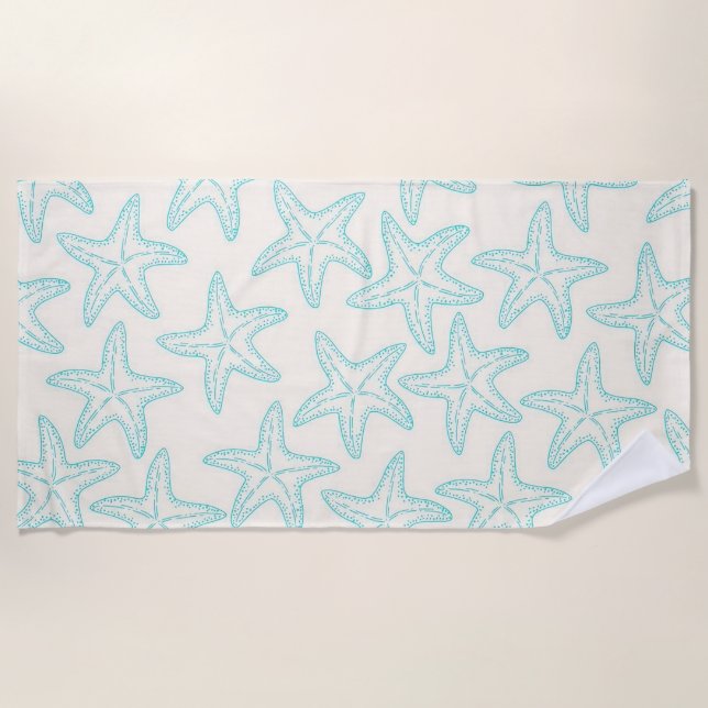 Serviette De Plage Étoile de mer (Devant)