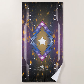 Serviette De Plage Étoiles de tonnerre