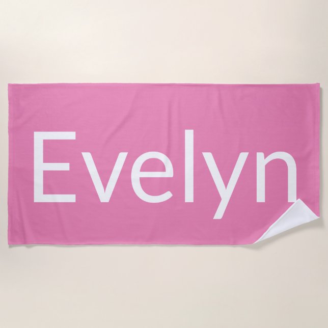 Serviette De Plage Evelyn (Devant)