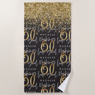 Serviette De Plage Faire 60 look belle parties scintillant or plage d