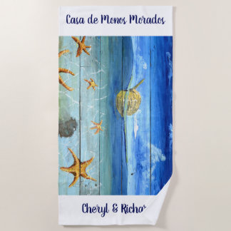 Serviette de plage faite sur commande de plage
