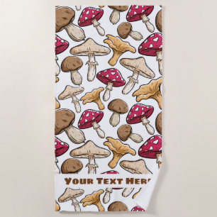 Serviette de plage faite sur commande des textes