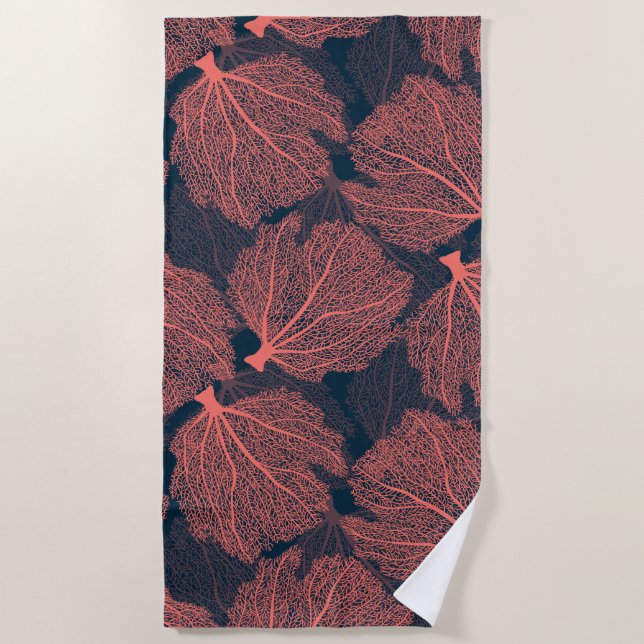 Serviette De Plage Fan côlon vivant (Devant)