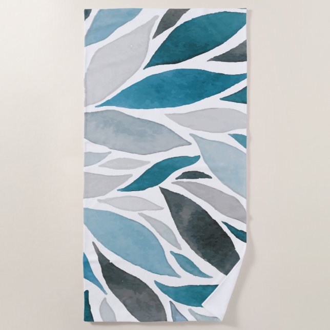 Serviette De Plage feuille d'arbre (Devant)
