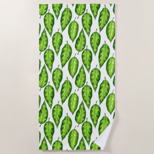 Serviette De Plage Feuilles tropicaux