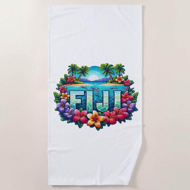 Serviette De Plage Fidji (Devant)