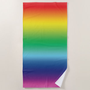 Serviette De Plage Fierté lgbtq lgbt arc-en-ciel couleurs drapeau gay
