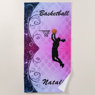 Serviette De Plage Filles Majestic Gradient Basketball