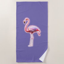 Flamant rose rose