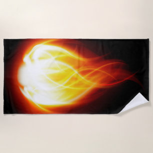 Serviette de plage Flames