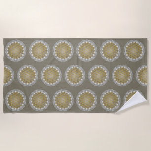 Serviette De Plage FLEUR DE VIE - Géométrie sacrée Lumière 1