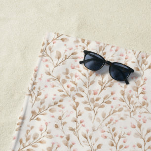 Serviette De Plage Fleur rose clair Pretty Blush