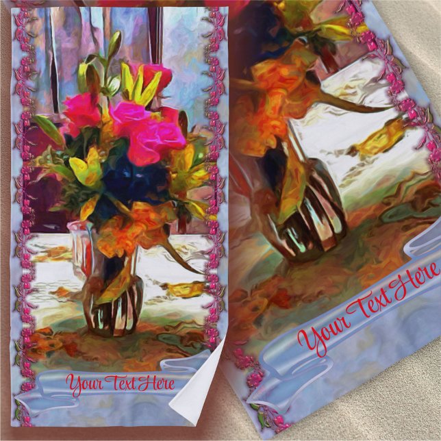 Serviette De Plage Fleurs d'amour PM0001 (Créateur téléchargé)