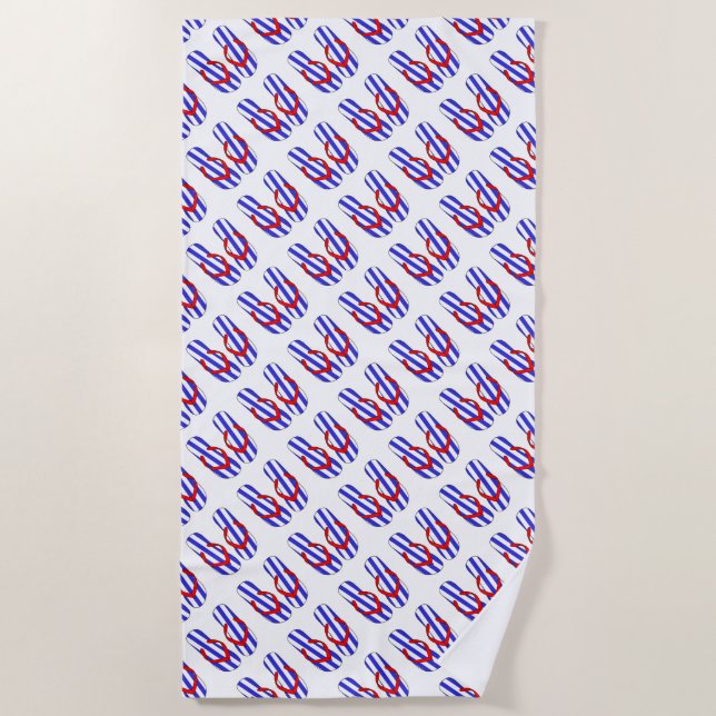 Serviette De Plage Flipflops (Devant)