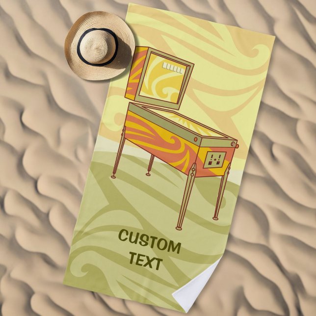 Serviette De Plage Flipper pinball (Créateur téléchargé)