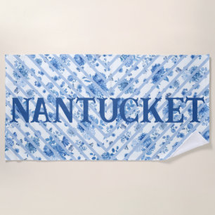 Serviette de plage florale Nantucket