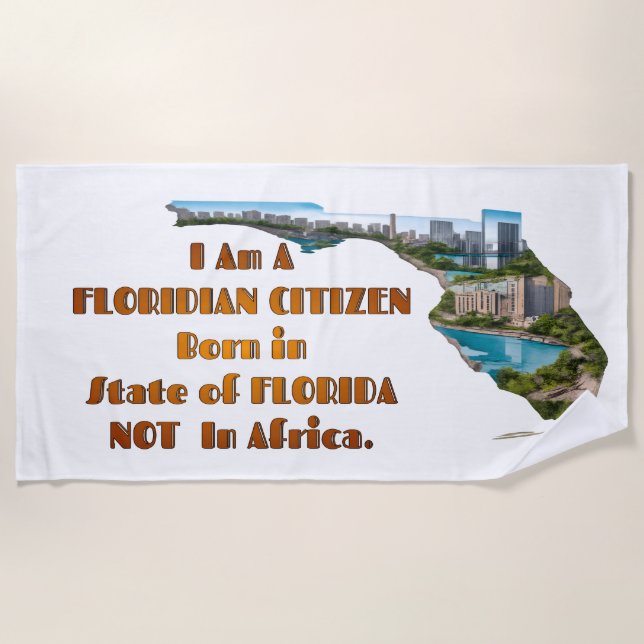 Serviette De Plage Floridian Citizen (Devant)