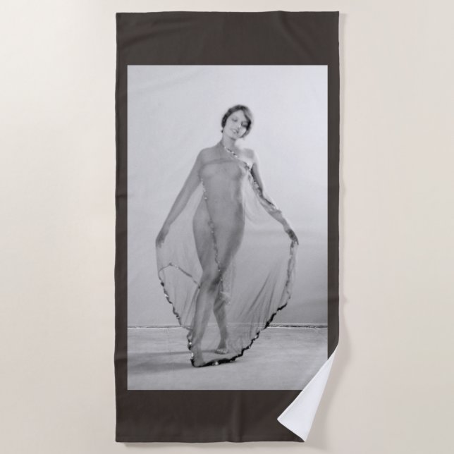 Serviette De Plage Francesca a Bella Ragazza, Belle fille italienne (Devant)