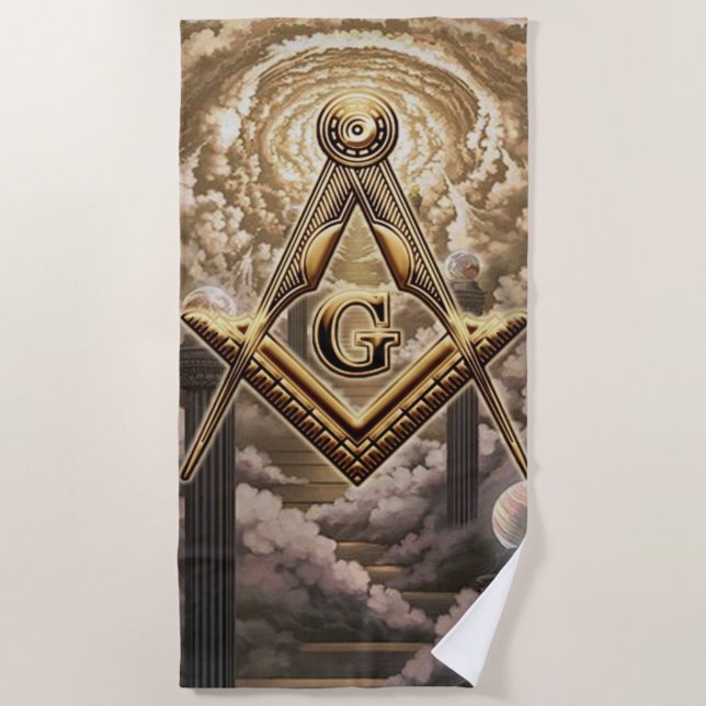 Serviette De Plage Freemason (Devant)