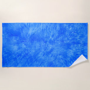 Serviette de plage Frenzy Fur bleu
