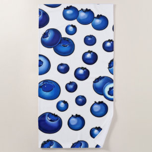 Serviette De Plage Fresh Blueberry