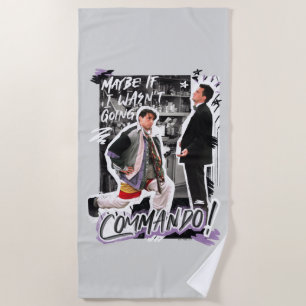 Serviette De Plage FRIENDS™   Peut-être que si je n'y allais pas à Co