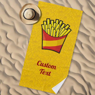 Serviette De Plage Fries françaises