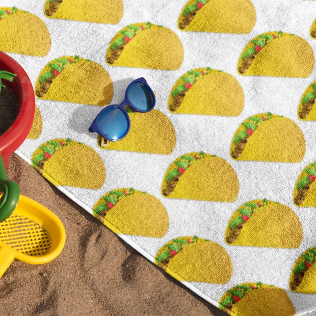 Serviette De Plage Fun Summer Taco Imprimer Motif (Créateur téléchargé)