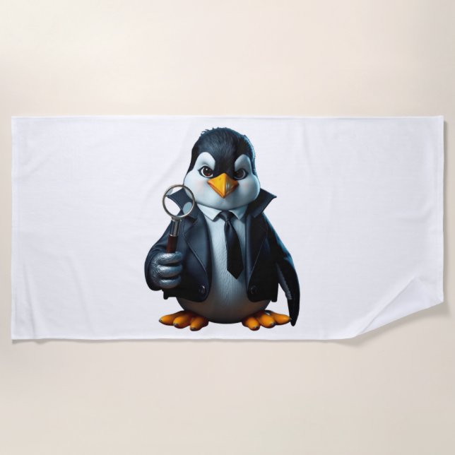 Serviette De Plage Funny animal art – perfect gift for animal lovers  (Devant)