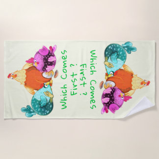 Serviette De Plage Funny Chicken Beach Towel for Kids