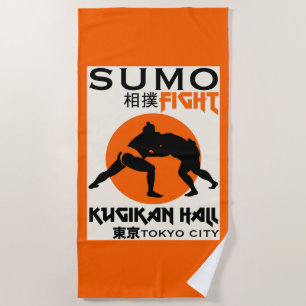 Serviette De Plage Funny Sumo Wrestler