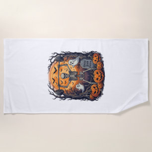 Serviette De Plage Gains de cour de récréation Squelette soulevant ha