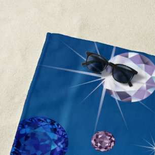 Serviette De Plage Galaxie de diamant 12