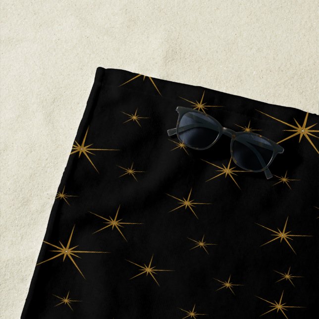 Serviette de plage Galaxy (En situation)