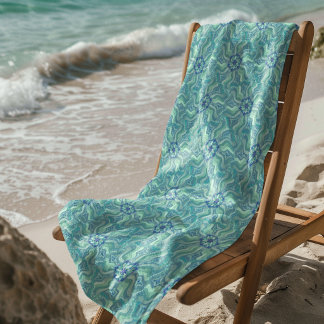 Serviette de plage « Galets et Empreintes »