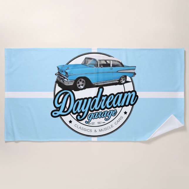 Serviette De Plage Garage Daydream (Devant)