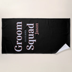Serviette De Plage garçon d'honneur enterrement de vie de garçon ajou