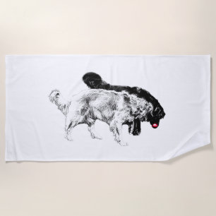 Serviette De Plage Gardiens de la lueur des lanternes