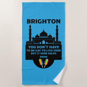 Serviette De Plage Gay pride Brighton