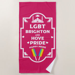 Serviette De Plage Gay pride Brighton