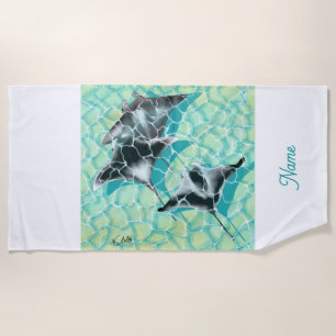 Serviette De Plage GB Remarquable Manta Ray