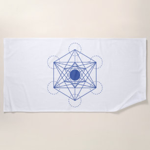 Serviette De Plage Géométrie sacrée