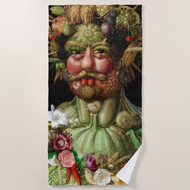 Serviette De Plage Giuseppe Arcimboldo - Vertumnus (Devant)
